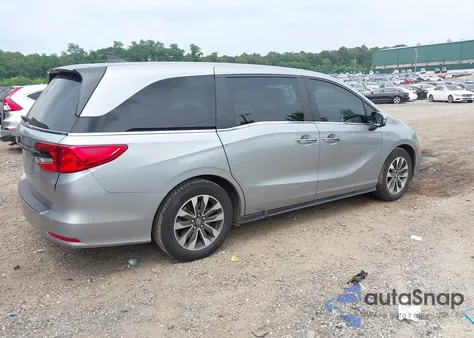 2021 Honda Odyssey Ex-L z USA, uszkodzony, nr VIN 5FNRL6H79MB024582